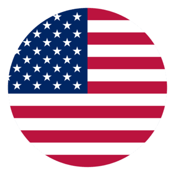 American flag us flag usa flag on the circle shape format png